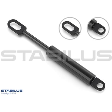 Gasveer, opklapbare koplamp STABILUS 745618