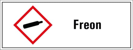Freon GHS tekststicker 280 x 105 mm