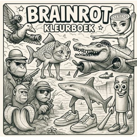 Brainrot Kleurboek - Andries B.V.
