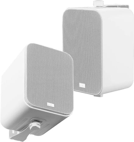 Buitenmuis Luidsprekers - Terras Speakers - Muziek Buiten - Weerbestendig Aluminium - 80W - Wit