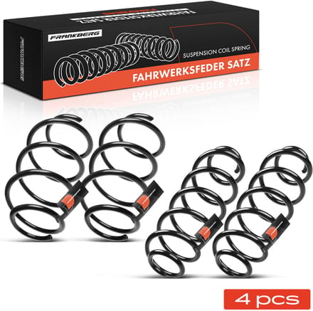 Frankberg 4x Veer Vooras Achteras voor Peugeot 208 I