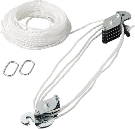 ProPlus Handtakel - 20 meter Nylon Touw - Maximale Belasting 180 kilo