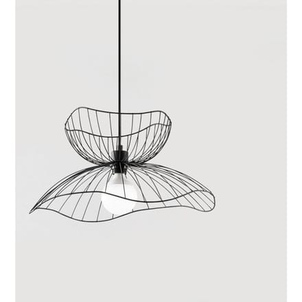 Opviq Hanglamp Farac 6390, zwart, metaal, Ø 50 cm