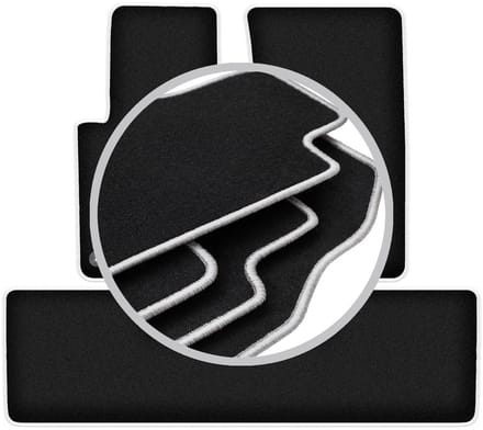 CARLUX-SILVER automatten voor: Mercedes G W461 off-road (1978-2008)