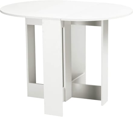 Ruimtebesparende Klaptafel voor Eetkamer - Wit 104 x 76 cm