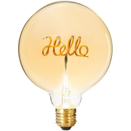 Atmosphera Sierlamp G125 Filament - Amber, D. 12,5 x H. 17 cm