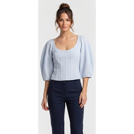 & Other Stories Clare Blouse Blue Taglia: 36 | Magliette intime Outlet | Donna | Blu