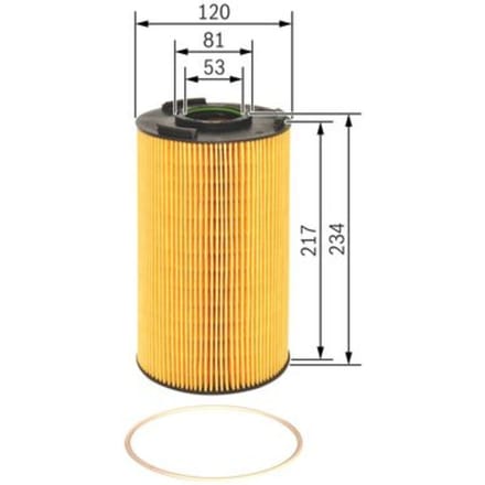 Oliefilter BOSCH F 026 407 201