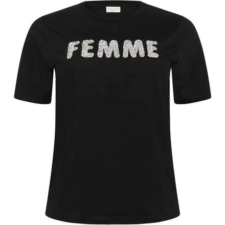Dames-T-shirt KAFFE Curve KCAriana