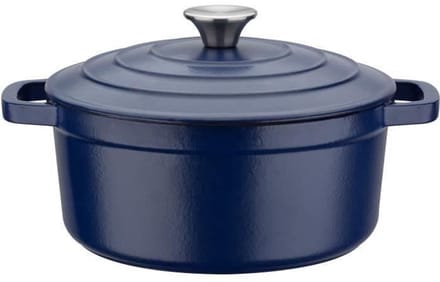 GSW - Blue Magic - Soeppan - Ø 20 cm - Gietijzer - Blauw - Alle warmtebronnen inclusief inductie