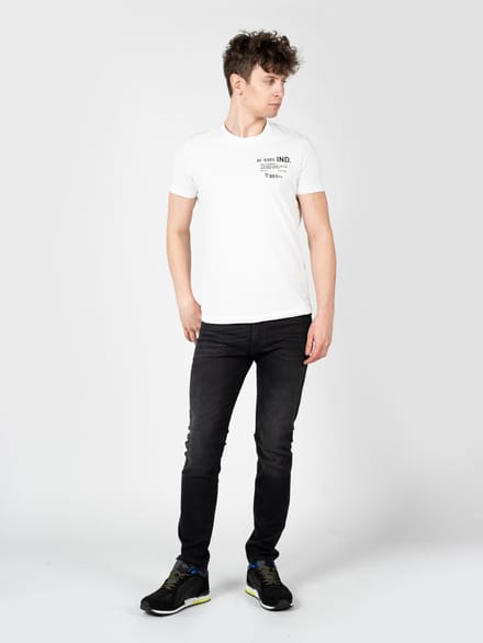 Diesel T-Shirt T-Diegos Mannen Wit