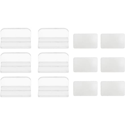 6 stuks Aquarium Deksel Handvat Veilige Grip Duurzaam Acryl Aquarium Deksel Trekhandvat voor Thuis white