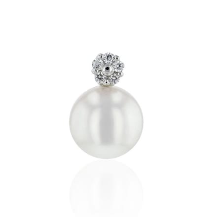 Luna-Pearls - 202.1410 - Hanger - Zoetwater gekweekte parel 8-8.5mm - 14K witgoud