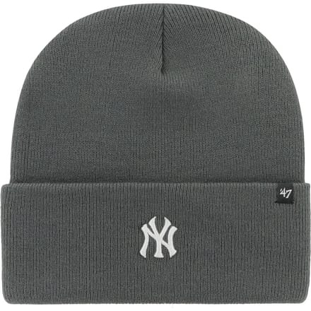 47 - MLB - New York Yankees - Muts - Beanie - Base Runner - Cuff Knit - Charcoal - Volwassenen - One Size