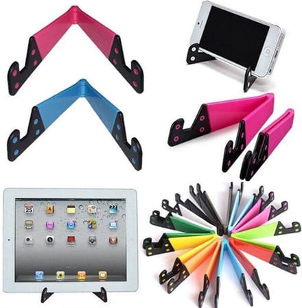 LOUZIR Tablet Standaard - Inklapbaar - Universeel - Telefoonstand - Tablet houder