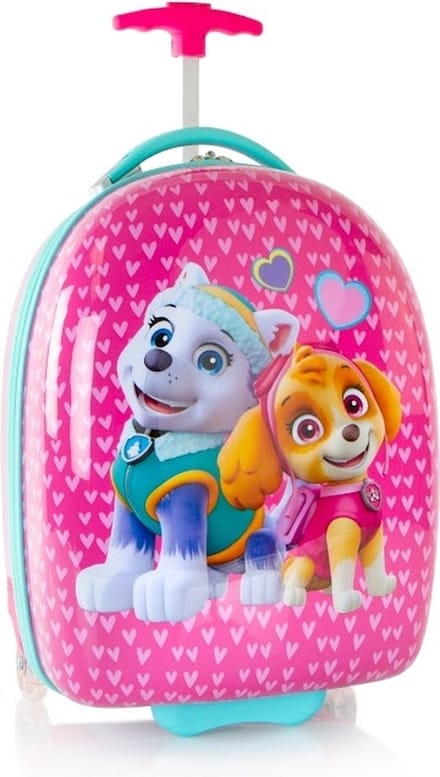 HEYS trolley Nickelodeon Luggage Round Shape Trolley Paw Patrol roze 46cm