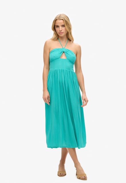 Superdry - Midi-jurk met uitsnijding - Dames - Jurken