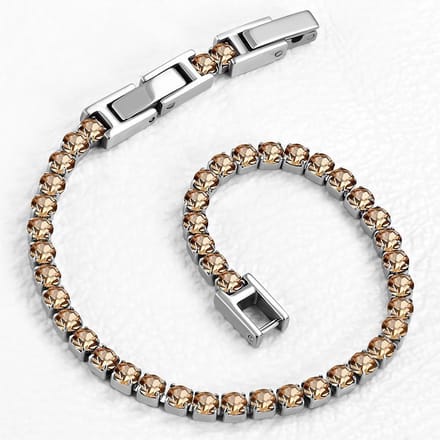 Montebello Armband Catinca Champagne - 316L Staal - 3mm - 18+3cm