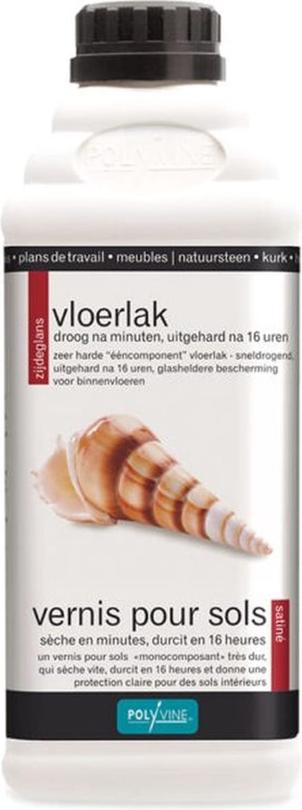 Vloervernis Polyvine zijdeglans 1 liter