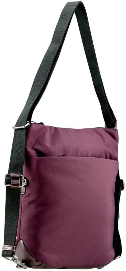 JOST Schoudertas Rugzak Falun 2-Way-Bag Wine Paars