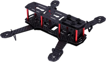Complete Drone Frame Set met Schroeven, 250mm Quadcopter Frame voor FPV Racing en Mini 4-Achs Drones, Ideaal voor Carbon Fiber Bouw en Accessoires