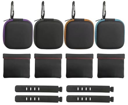 Hoofdtelefoon opbergtas met 4 kabelgeleidingsvakken