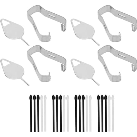 4 Set Pointes de Rechange S Pen Installation Simple Pointes S Pen Durables pour Samsung Note 10 Lite N770 noir