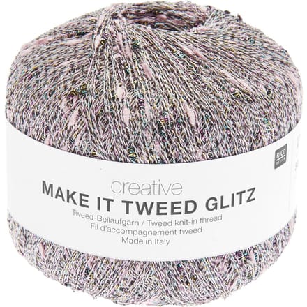 Rico Design Creative "Make It Tweed Glitz" - Roze
