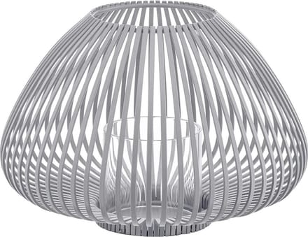 Blomus LYVA Lantaarn - H 17 cm, Ø 25 cm (S) - Steel Gray