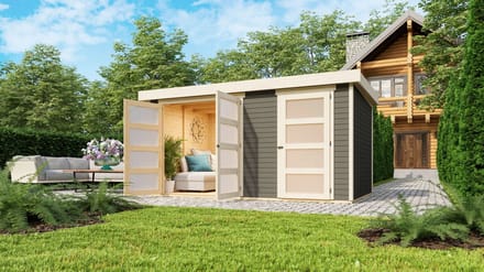 Tuinhuis Mühlentrup 2 Grijs 428 x 310 cm