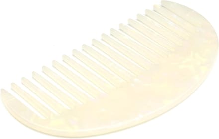 Brede Haarkam - Tandkam Styling - Dagelijks Haar - Comfortabele Grip - 11.8 cm - Wit