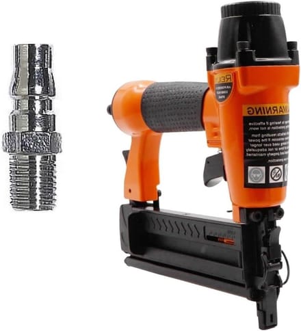 Spijkerpistool - Air Tacker Nietmachine - Houtbewerking - 2-in-1 Functionaliteit - 18 Gauge - Zwart