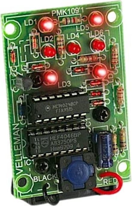 Velleman Mini-kit Dobbelsteen Elektronisch Led 42 X 60 Mm
