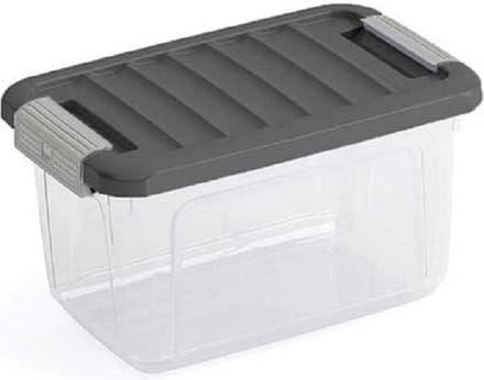 Kis W-box Opbergbox Xs Grijs Deksel