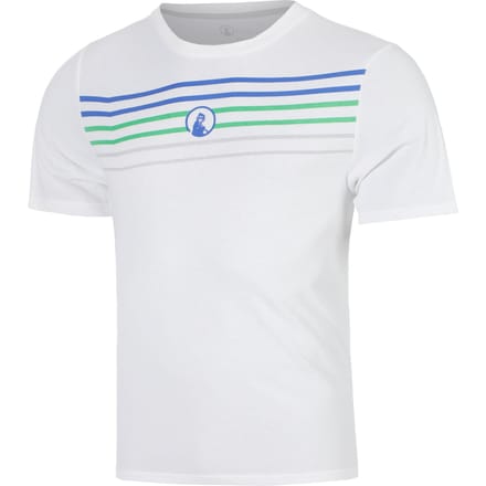 Quiet Please Trainings Stripe T-shirt Heren