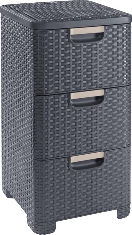 Curver Style Ladesysteem - 3x14 liter - Antraciet