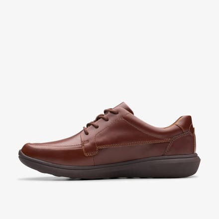 Watchet Kanten Donkerbruin Leren Schoenen