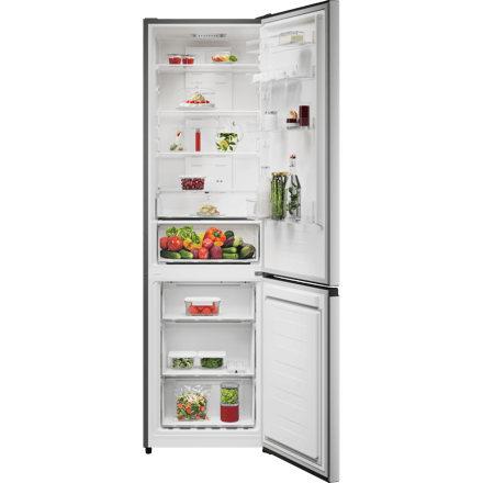 AEG 6000 TwinTech® NoFrost - Koel/vrieskast vrijstaand 201.7 cm rvs look ORC6M341CV
