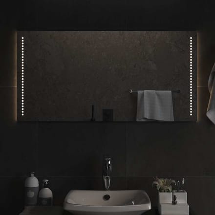 vidaXL Badkamerspiegel LED 100x50 cm