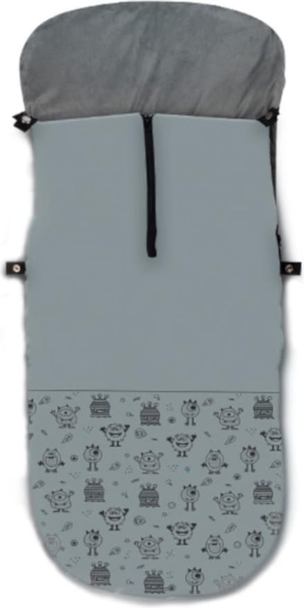 Gamberritos Voetenzak Junior 105 X 50 Cm Polykatoen Donkergrijs