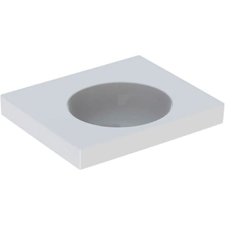 Geberit Preciosa II washbasin 60 x 50 cm without tap hole and overflow 123261000