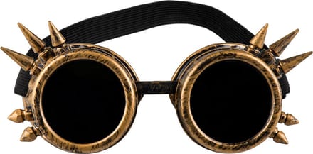 Boland - Partybril Cyberpunk koper - Volwassenen - Steampunk, Sciencefiction - Steampunk- Sciencefiction