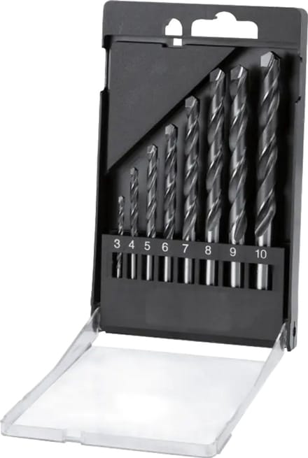 Phantom HM-tip set spiraalboren: 3-10 oplopend met 1 mm