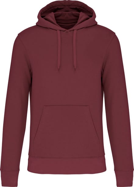 Kariban Ecologische herensweater met capuchon K4027 - Wine - S