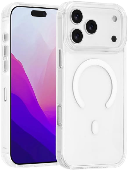TUNIQ Back cover voor iPhone 17 Pro Max - MagSafe - Antishock - Transparant