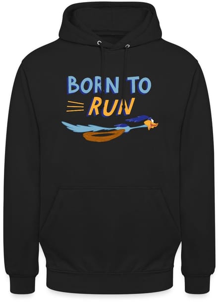 Looney Tunes Road Runner Born To Run Hoodie Unisex