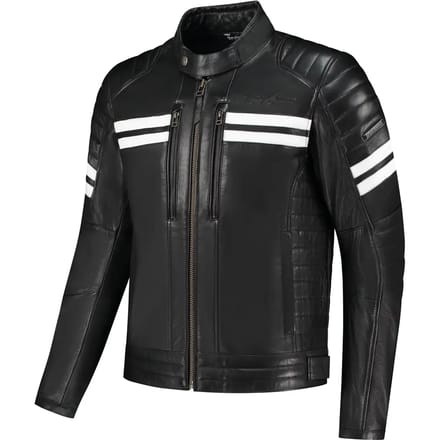 Motor leren jas Rusty Stitches Jack Steve