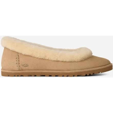 UGG® Zora Ballet Flat for Women in Tan, Size 9, Suede