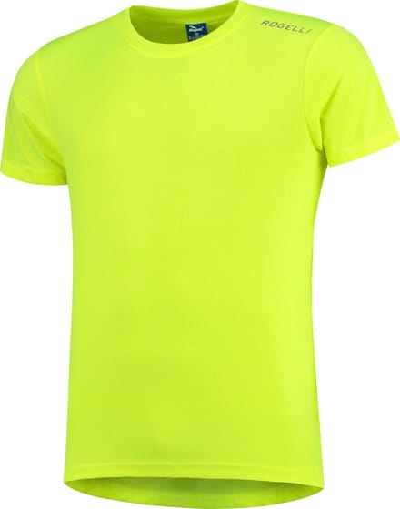 Rogelli Promo Heren Hardloopshirt - Korte mouw - Geel