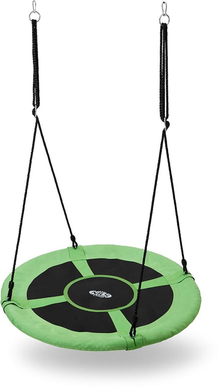 Nils Camp NB5031 - Schommelnest - 100 cm - Groen - Verstelbare Lijnen